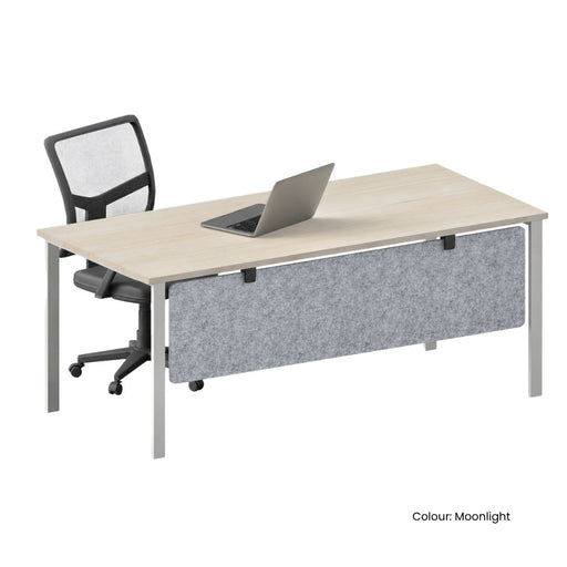 SANA Serenity Desk Screen 24mm Below Desk 2400 x 400mm