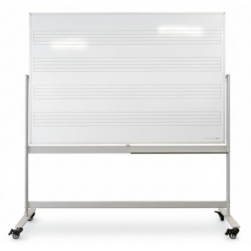 Visionchart DuraWrite Music Staff Mobile Whiteboard 1800 x 1200mm