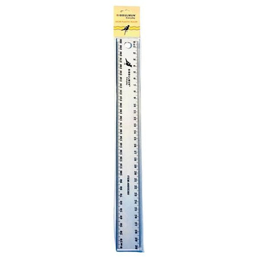 Bibbulmun 30cm / 12 Inch Clear Plastic Rule