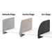 SANA Serenity Desk Screen 24mm Slide-On Divider 680 x 420mm Altitude