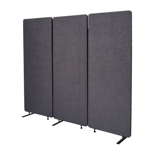 Visionchart ZIP Acoustic Screen Room Divider 1650 x 1830 x 28mm Graphite ACP300-GP
