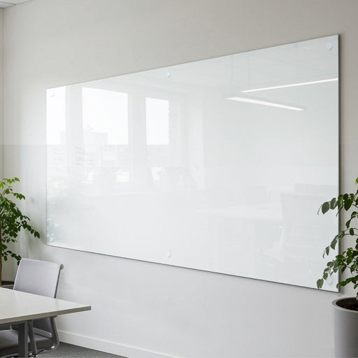 Visionchart Lumiere Magnetic Glassboard 1200 x 1200mm White VGB1212