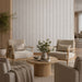 SANA Linea Acoustic Panel 12mm 2600 x 1200mm Sand 58