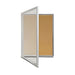 Visionchart TX Weatherproof Cork Pinboard 590 x 760mm Satin Silver