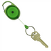 Bibbulmun Retractable Snap Lock Key Holders 25mm – Pack of 4 (Green)