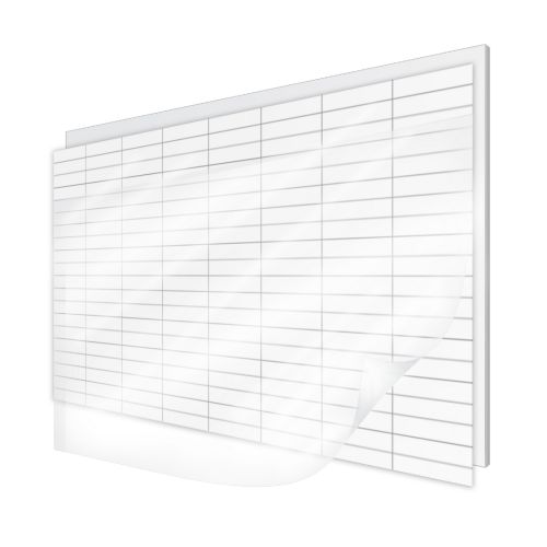 Tableau blanc Visionchart en rouleau 1220 mm blanc brillant