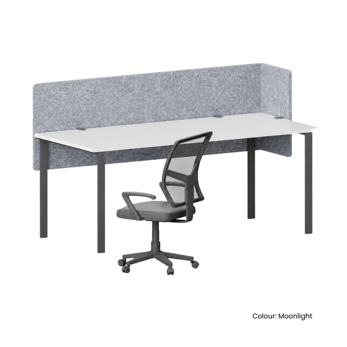 SANA Serenity Desk Screen 12mm Above and Below 1200 x 800+300mm