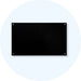 Visionchart Lumiere Glassboard 1200 x 600mm Black VGB1260-B