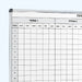 Visionchart School 4 Term Planner Whiteboard Standard Frame 1500 x 1200mm