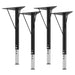 Creative Kids Height Adjustable Table Legs Set 500-750mm Black ETB-LEG