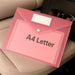 Pink Document Envelope A4 Size with Button Closure – Pack of 10