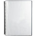 Display Book Clear Cover Black Covers A4 Refillable 20page