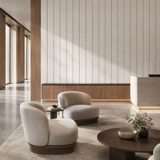 SANA Linea Acoustic Panel 12mm 2600 x 1200mm Pebble 16