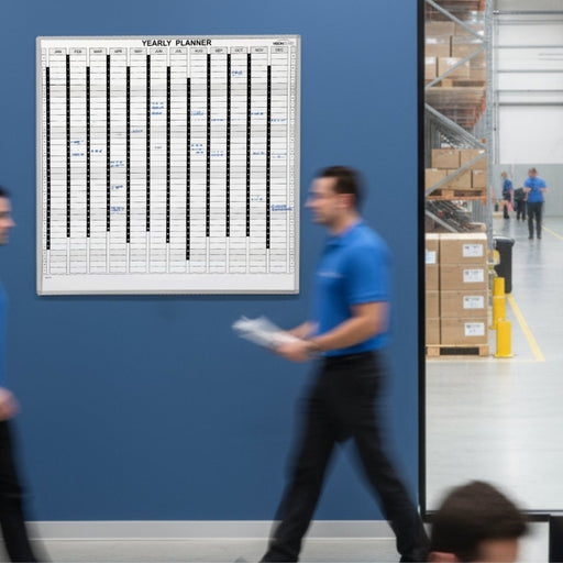 Visionchart Whiteboard Planner Perpetual Standard Frame 1200 x 1200mm VDP001