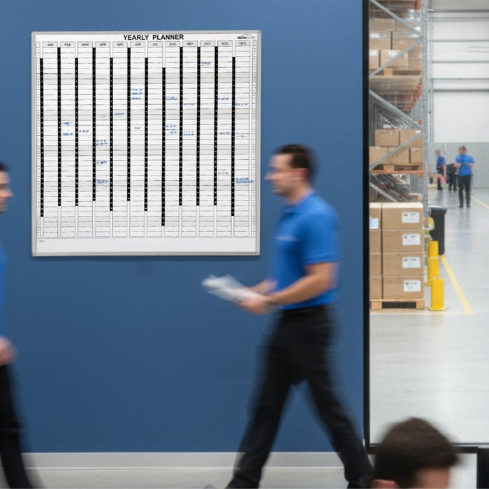 Visionchart Whiteboard Planner Perpetual Standard Frame 1200 x 1200mm VDP001