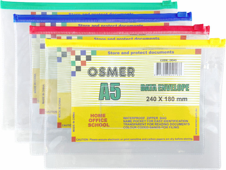 Osmer A5 Data Envelope - 12pk