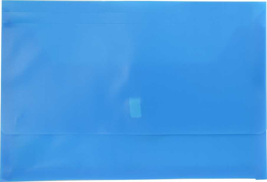 Osmer Plastic A4 Document Wallet- Foolscap Assorted Colours