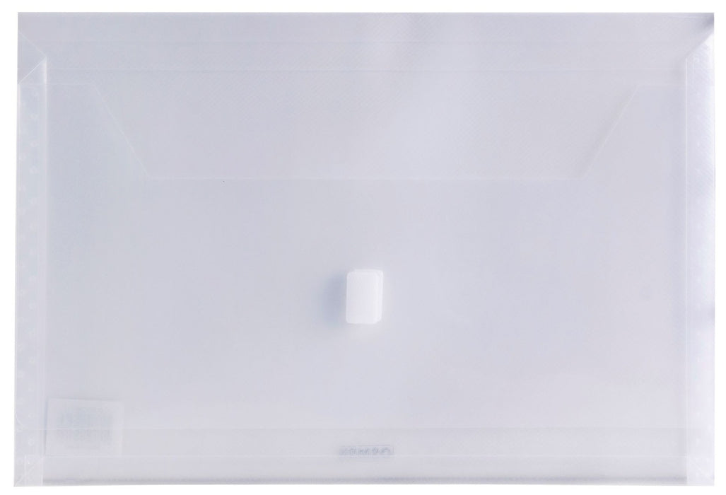 Osmer Plastic A4 Document Wallet- Foolscap Assorted Colours