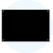 Visionchart Lumiere Magnetic Glassboard 1800 x 1200mm Black