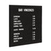 Visionchart Executive Groove Felt Letter Board 2400 x 1200mm