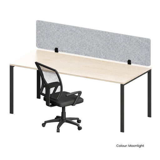 SANA Serenity Desk Screen 24mm Above Desk 1500 x 600mm