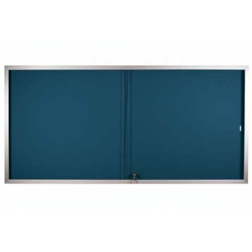 Visionchart BeNoticed Notice Case Krommenie Pinboard 2400 x 1200mm SGCK5