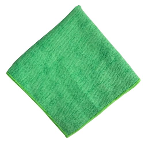 Visionchart Microfibre Cloth 400 x 400mm Pack of 10 Green VA0011-GRN