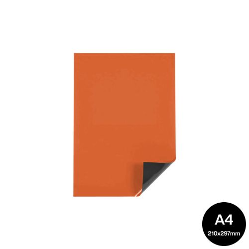 Vista Magnetic Sheet A4 295 x 210mm Orange VWMSA4O