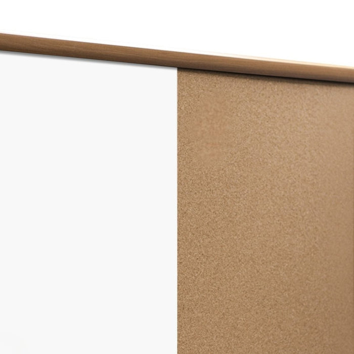 Visionchart Combo Board Whiteboard Corkboard Oak Frame 900 x 600mm VCW9060
