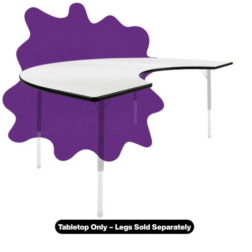 Creative Kids Jellybean Table Top Only 1800 x 1180mm White ECCJB-TOP