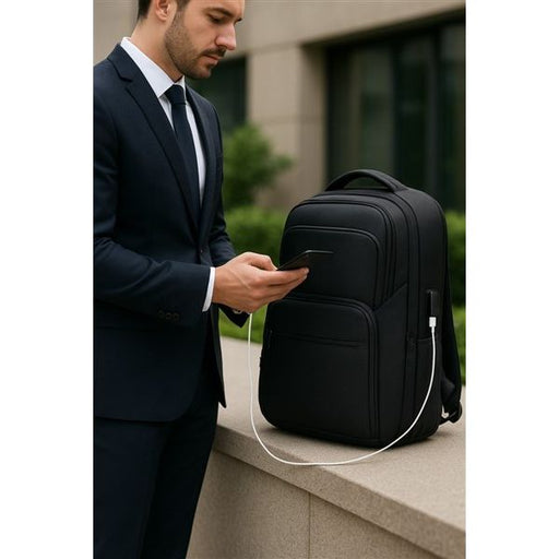 Premier Business Laptop Bag ES8113 – 15.6 Inch, USB Charging, Water-Resistant
