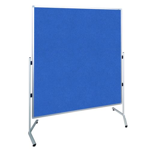 Visionchart Modulo Room Divider Pinboard T Leg 1500 x 1200mm Blue MPB1512A-4
