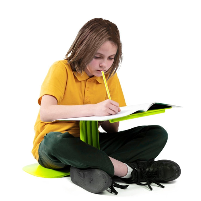 Creative Kids Student Z Flexi Desk 600 x 260 x 370mm Lime Green EFLEX-L
