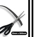 Vista Magnetic Strips 300 x 13mm Pack of 2 Black VWMS13BK