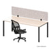 SANA Serenity Desk Screen 24mm Above Desk 1500 x 600mm