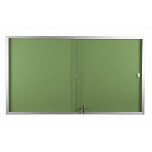 Visionchart BeNoticed Lockable Sliding Door Notice Case 1800 x 1200mm SGCK4