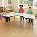 Creative Kids Height Adjustable Table Legs Set 500-750mm Black ETB-LEG