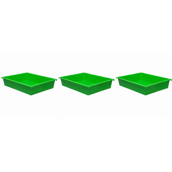 Small Green Tub Storage – 70H x 290W x 395D mm – Pack of 3
