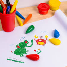 Faber-Castell Little Creatives Easy Grasp Bulb Crayon 4pk