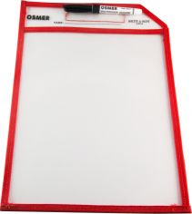 Write & Wipe - A4 Erasable Sleeve with Marker (Assorted Colours) (Each)