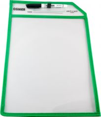 Write & Wipe - A4 Erasable Sleeve with Marker (Assorted Colours) (Each)