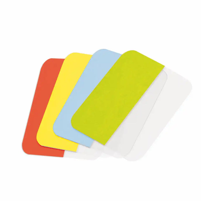 3L Index Tabs Permanent 12 x 25mm Assorted Pack of 72 tabs