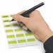 3L Index Tabs Permanent 12 x 25mm Assorted Pack of 72 tabs
