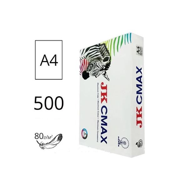 JK CMAX Copy Paper A4 80 GSM 160 CIE High White Premium Grade Paper - Eco-friendly we plant One Tree for every pack bought