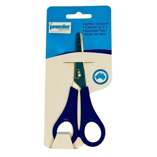 Premier School Scissors – 135mm (5.3) – Rounded Safety Tips