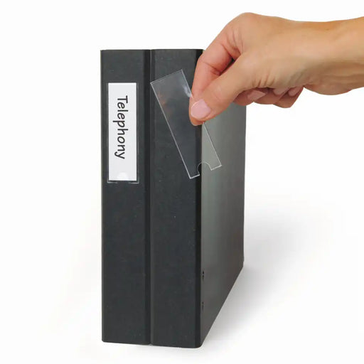 3L Self-adhesive Label Holders 25 x 102mm Pack of 12