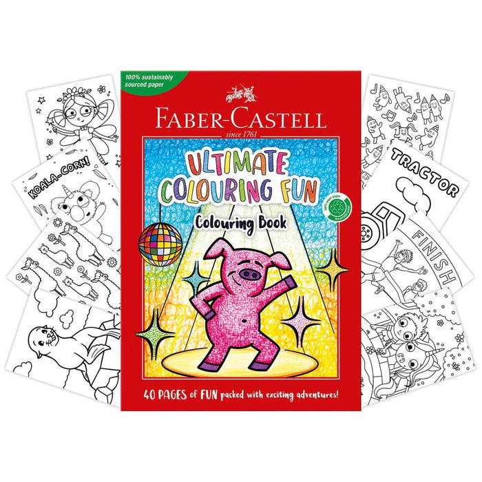 Faber Castell Ultimate Colouring Fun Colouring Book (40 Pages ...