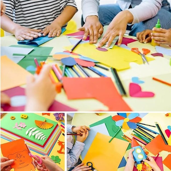 A4 Coloured Copy Paper 200 Sheets per Ream (20 Sheets per Colour)