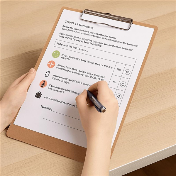 Clipboard Masonite Clip Foolscap