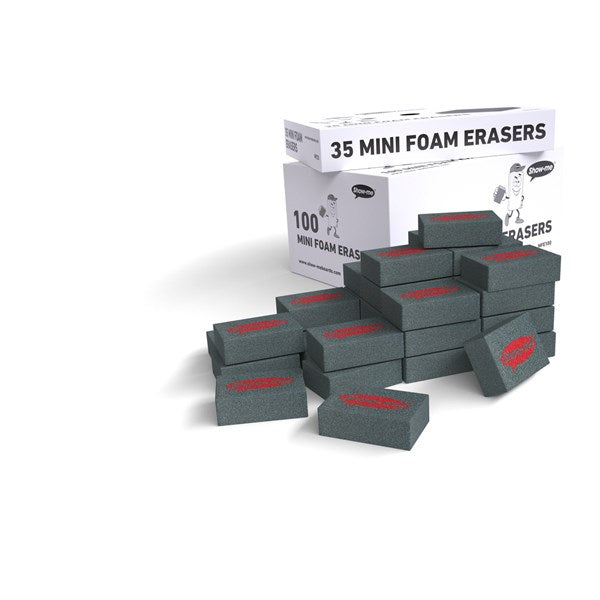 Show Me Mini Foam Eraser ( Pack of 35)